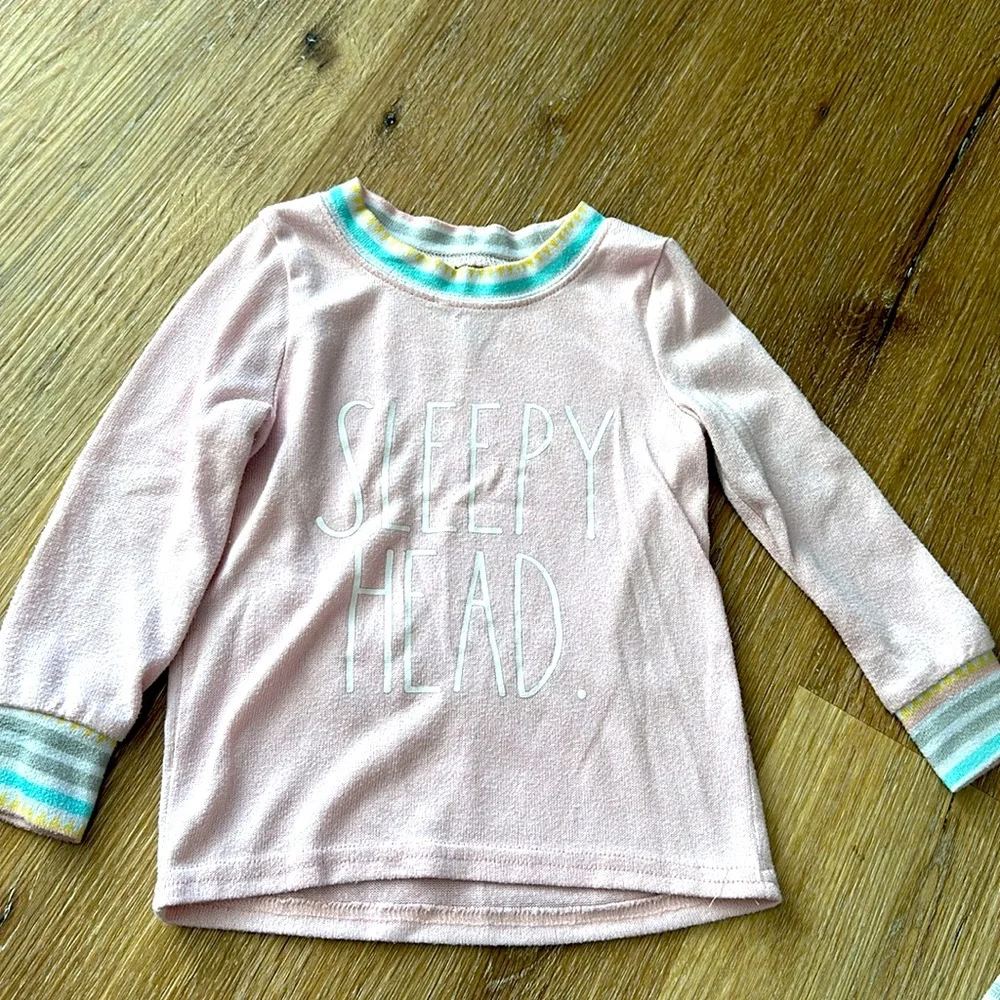 Rae Dunn Sleepy‎ Head long sleeve pajamas